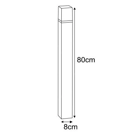 Lampa ogrodowa stojąca K-8142 z serii GENEVA