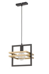 Lampa Sigma MERCI 1 lampa wisząca czarny złoty 32386