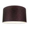 Abażur Cylinder E27 H30 Brązowy Tkanina A0967