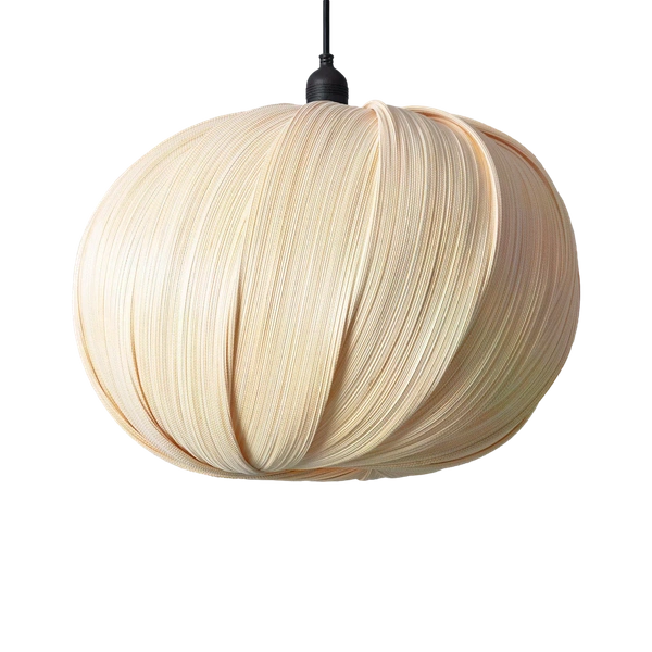 Lampa Wisząca Boho Bambusowa Zewnętrzna Abruzzo Margherita 40cm E27