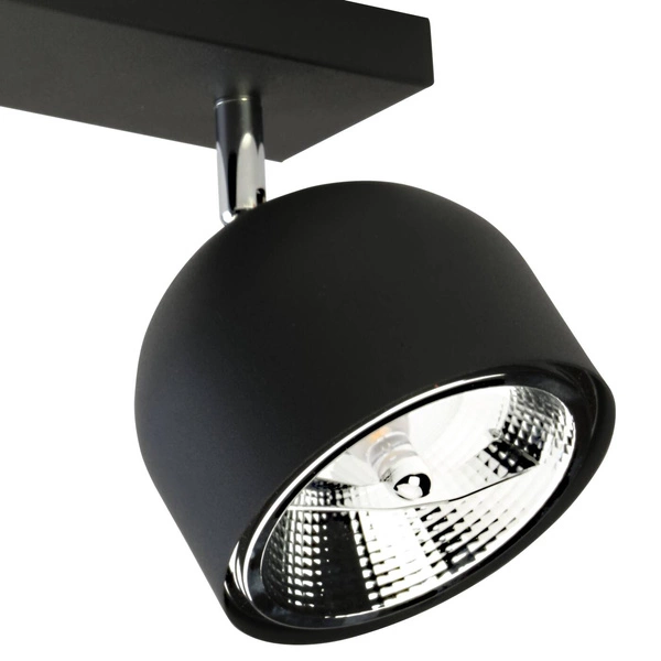 ALTEA BLACK LAMPA SUFITOWA 2 PŁ + ŻARÓWKI 6518