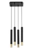 Lampa Sigma SOPEL GRAND 4 czarny/złoty lampa wisząca 33396