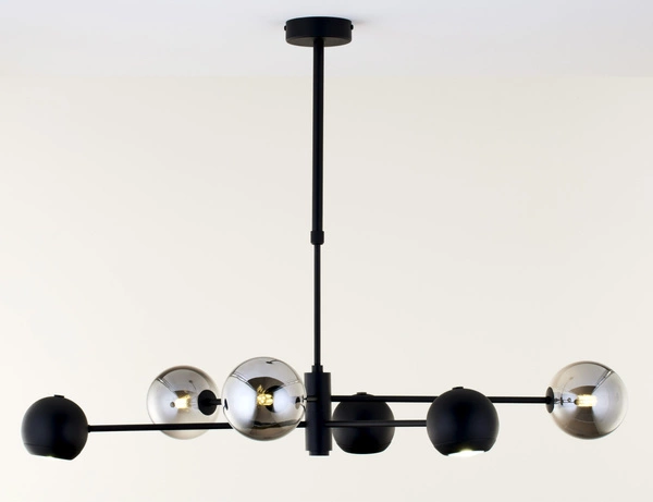 Nowoczesny Żyrandol MOKA wys. 47-69cm 3xG9 3xGU10
14W IP20 | Czarny