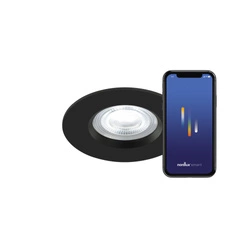 Oprawa wpuszczana DonSmart LED 2200-6500K Biała zmienna (CCT) Plastik | Czarny