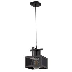 Lampa sufitowa wisząca siatka ALBERT 1 ZWIS czarny 32177
