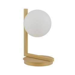 33341 Nowoczesna lampa stojąca biurkowa ANDY złota OP.OŚW. 1PŁ