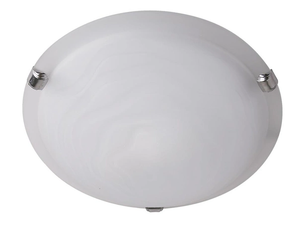 Plafon WRAP, 13-82213, 30 cm, biały/chrom, 1x60W E27