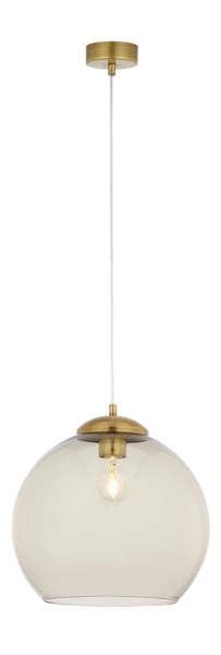 Nowoczesna Lampa wisząca ASTI wys. 80cm 1xE27 15W IP20 | Mosiądz patynowany