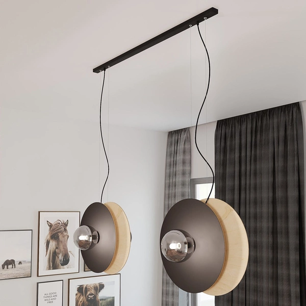 Lampa wisząca Emibig SOHO 4 BL GRAFIT 1302/4