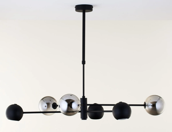 Nowoczesny Żyrandol MOKA wys. 47-69cm 3xG9 3xGU10
14W IP20 | Czarny