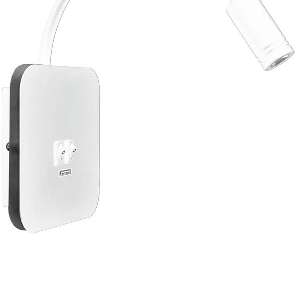 Lampka nocna BASE 8W+2W WHITE ML6351