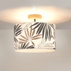 Hoja Lampa Sufitowa 1xE27 Max.60W Dąb Olejowany/Czarny/Multikolor 56047174
