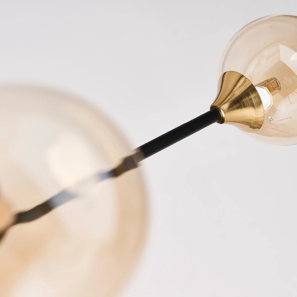 Azzardo SOLEN 6 BK/GO 4700