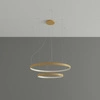 Nowoczesna lampa wisząca RIO 2, złota, 80W LED, barwa ciepła 3000K, TH.214