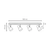 Svantje Lampa Sufitowa 4xE14 Max.40W Brzoza/Chrom/Biały 2239460