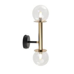 Lampa Sigma DAISY 2 kinkiet złoty/transparentny 40762