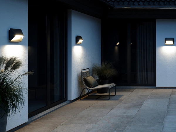 Kinkiet PONTIO GU10 25W Aluminium | Biały