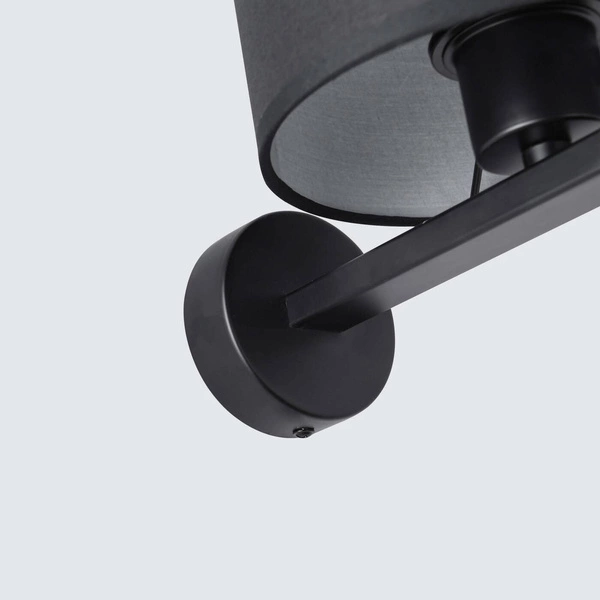 Nowoczesny kinkiet CECINA czarny