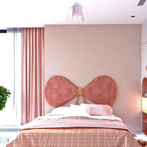 Lampa sufitowa dziecięca z abażurem BALETNICA różowy śr. 35cm