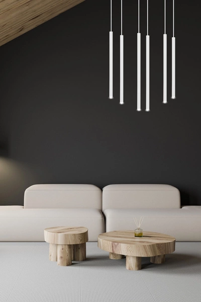 Lampa wisząca Emibig SELTER 6 Biały 553/6