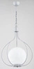 Lampa wisząca ALFA REMI 250 SREBRNA 1xE27 43cm | 60739