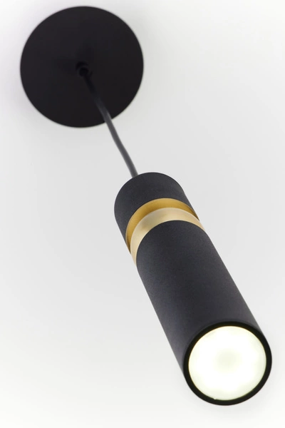 Nowoczesna Lampa wisząca ALAS wys. 120cm 1xG10 14W IP20 | Złoty