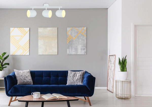 Nowoczesna lampa sufitowa AZURO listwa 93-63267 biała 3xE27