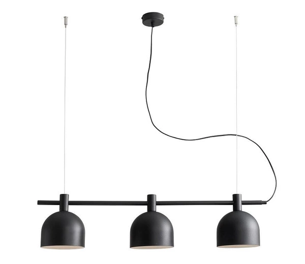 Aldex Lampa wisząca BERYL 3, 976E_1, czarna, 3x60W E27