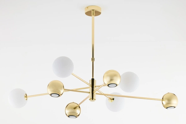 Nowoczesny Żyrandol MOKA wys. 47-69cm 4xG9 4xGU10
14W IP20 | Złoty