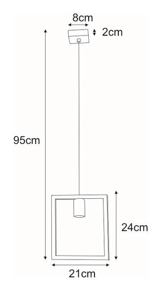 Lampa wisząca K-4030 z serii LAVAYA