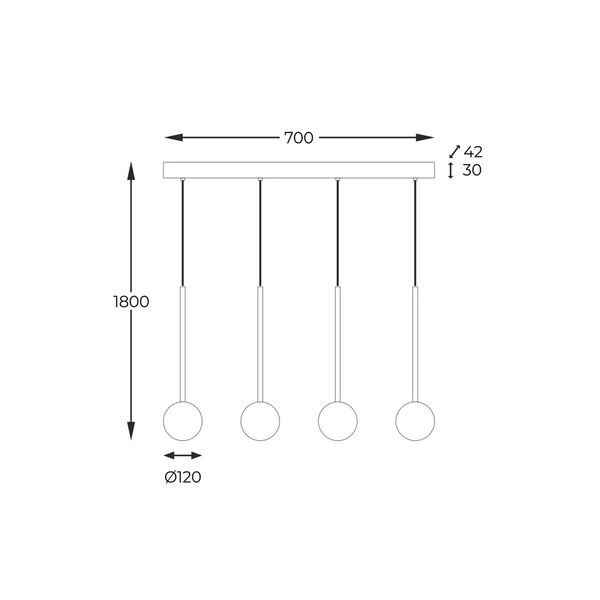 5640 ALI LAMPA WISZĄCA