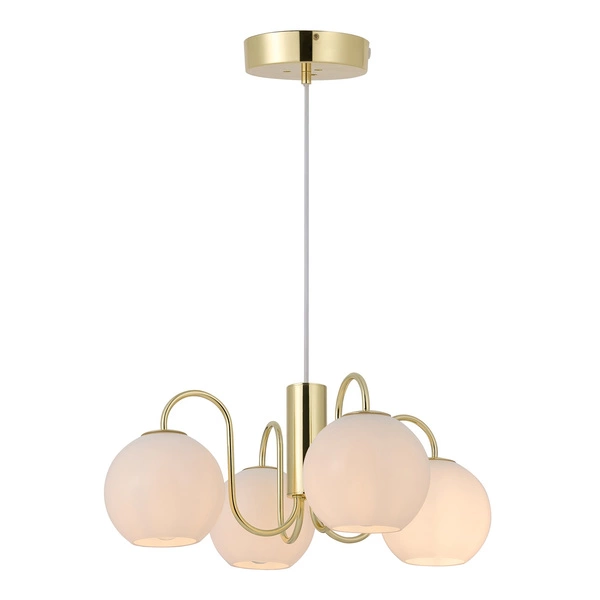 Lampa wisząca FRANCA E14 40W Metal | Mosiądz