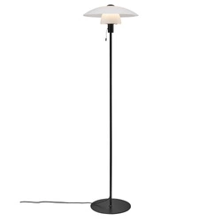Lampa stojąca VERONA E27 25W Szkło | Czarny