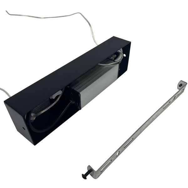 Lampa wisząca MIRROR, duża, czarna, 50W LED, barwa zmienna CCT, IP44