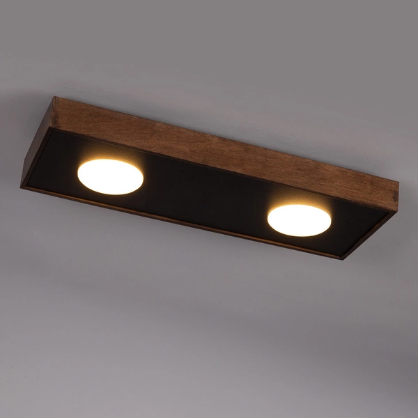 Lampa Sigma DALIA 2 plafon czarny/brąz 41002