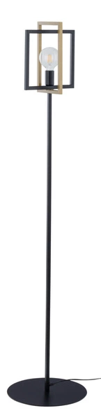 Nowoczesna lampa stojąca EDEN E27 60W wys. 161cm | czarny złoty