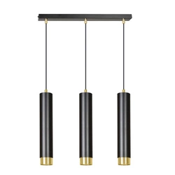 Lampa wisząca Emibig KIBO 3 BL/GOLD 644/3