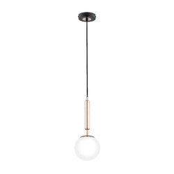 Lampa wisząca ALFA VOLDA PICOLO ZŁOTA 1xE14 15cm | 60924