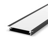 Profil LED P21-1 architekt 100cm szer. 41mm | do osłonek C6 | czarny