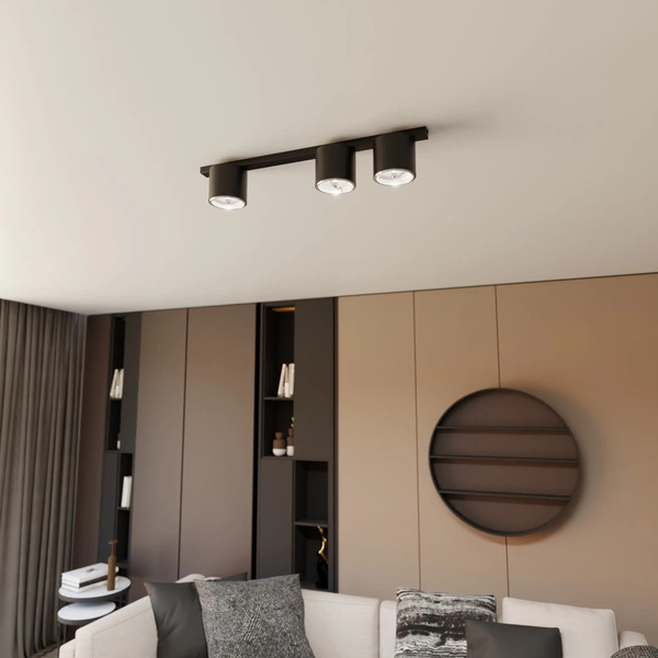 Lampa sufitowa Emibig NANO 3 Czarny 1310/3