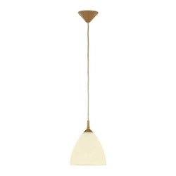Lampa wisząca ALFA BARTEK ECRU 1xE27 23cm | 9102