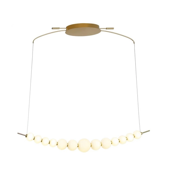 Lampa wisząca Ronza dł.107cm 37W LED ciepła biel 3000K | złoty
