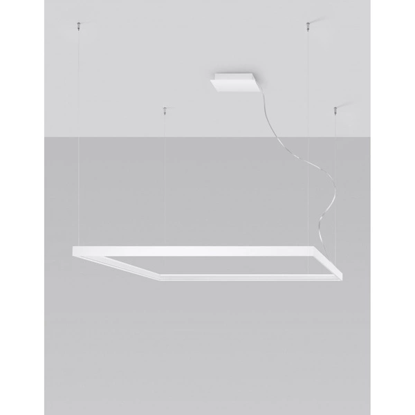 Lampa wisząca NELYA L, biała, 70W LED, barwa ciepła 3000K, TH.153