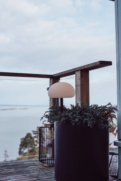 Lampa z przenośna na akumulator SPONGE LED 2700K Biała ciepła Plastik | Biały