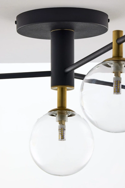 Nowoczesna Lampa sufitowa FIGARO wys. 34cm 4xG9 14W IP20 | Złoty