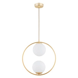 LAMPA WISZĄCA ALFA AVIA 10 ZŁOTA 2xE14