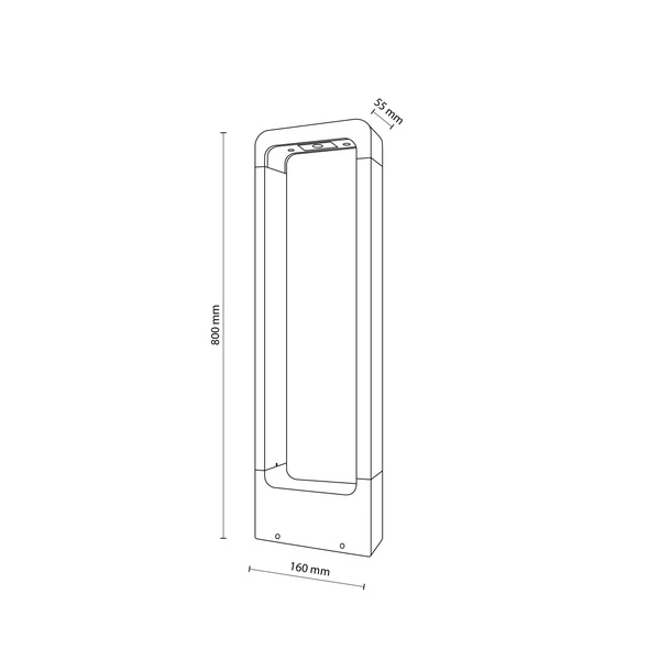 ARIUS L BLACK LAMPA PODŁOGOWA IP 54