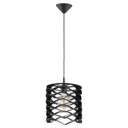 Lampa wisząca ALFA SPIKE CZARNA 1xE27 24cm | 60559