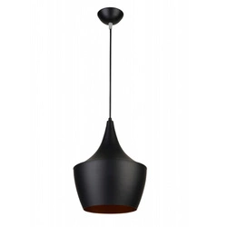 Nowoczesna lampa wisząca TAPO E27 wys. 132cm | czarny