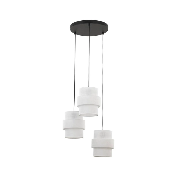 CALISTO WHITE LAMPA WISZĄCA 3 KOŁO 6018